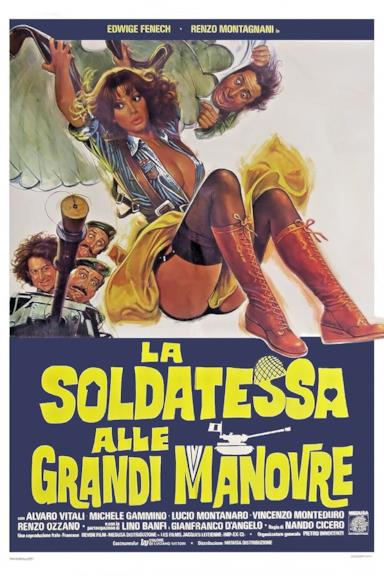 Poster La soldatessa alle grandi manovre