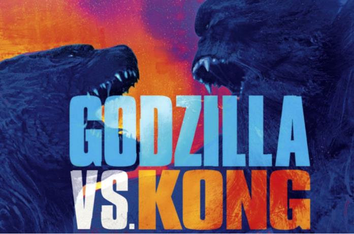 Il banner promozionale di Godzilla vs. Kong