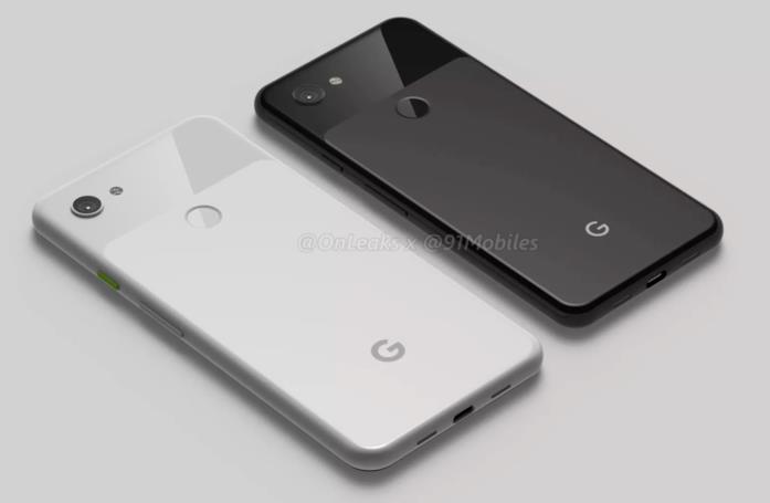Invariato il design della parte posteriore di Pixel 3 Lite e 3 Lite XL Render della scocca posteriore di Pixel 3 Lite e 3 Lite XL