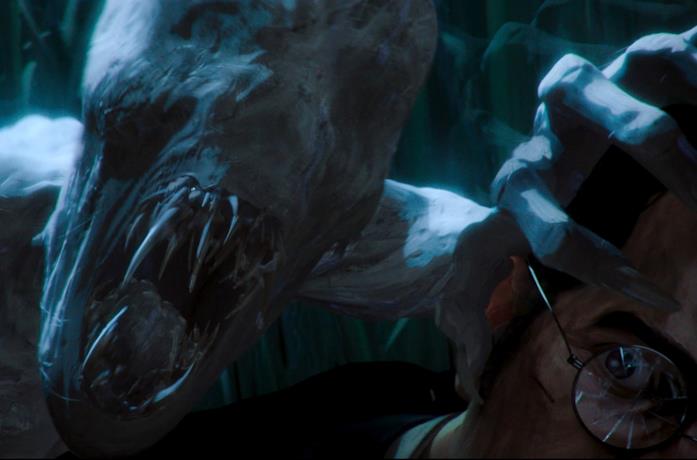Una puntata di Love, Death & Robots 2 Uno spaventoso mostro attacca un uomo