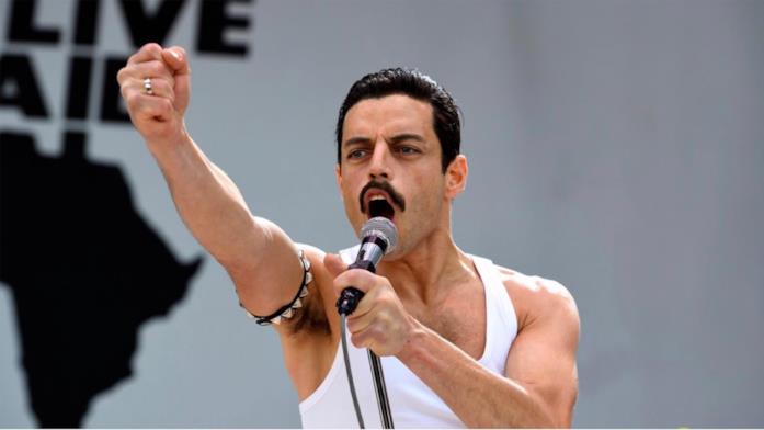 Rami Malek nel film Bohemian Rhapsody Rami Malek nel ruolo di Freddie Mercury in Bohemian Rhapsody