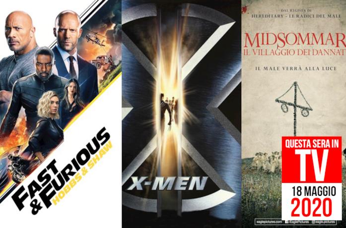 Film in TV stasera: 18 maggio 2020