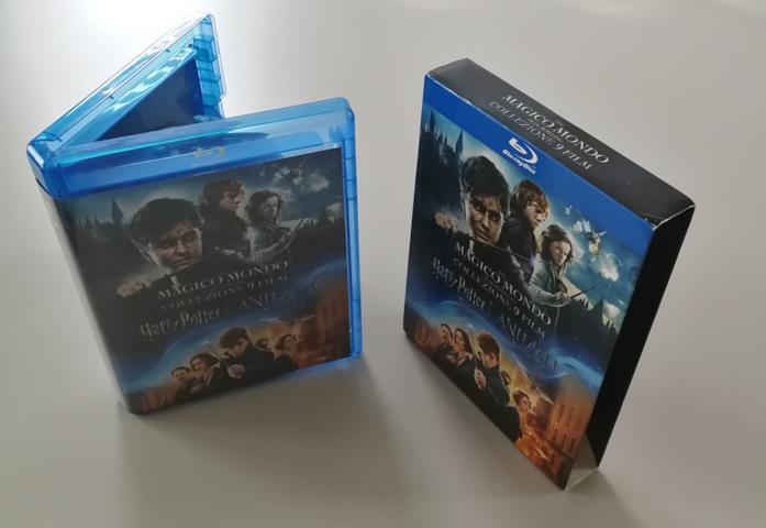 Il boxset è ridotto all'osso Box e slipcase del cofanetto di Harry Potter