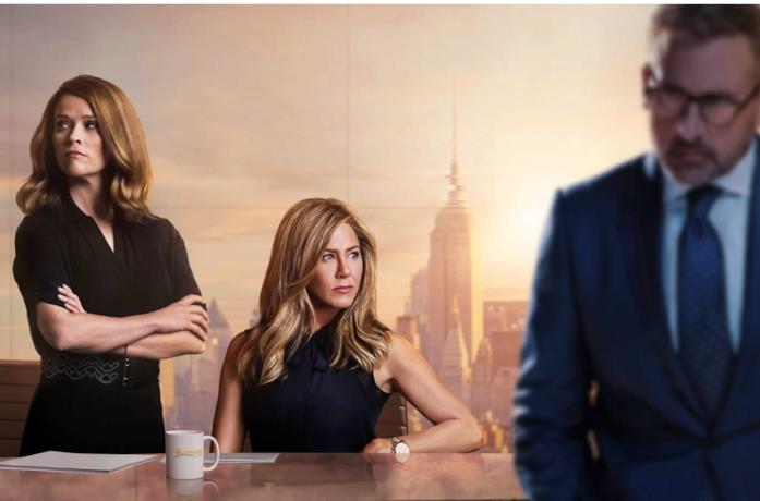 Il cast di The Morning Show: Reese Witherspoon, Jennifer Aniston e Steve Carell