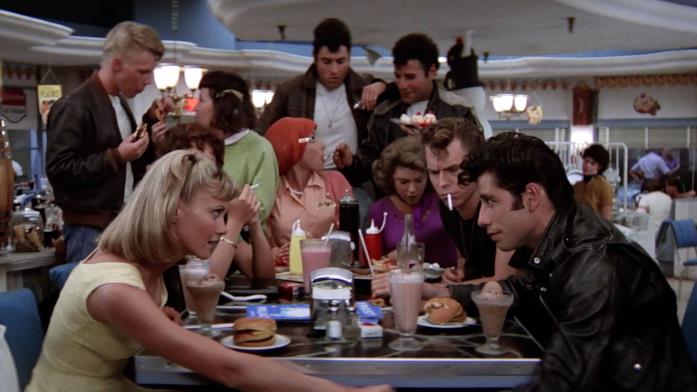 Grease Una scena di Grease