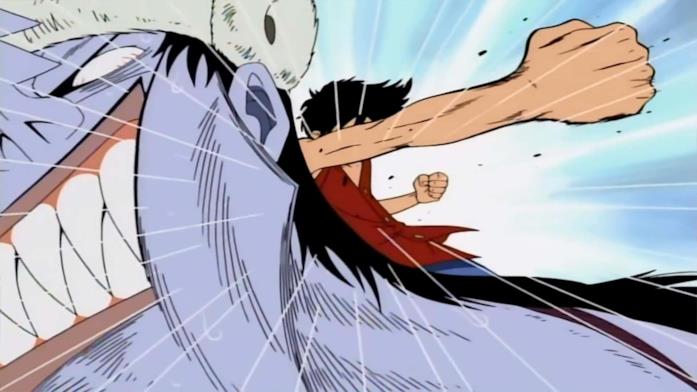 One Piece Rufy vs Arlong One Piece Rufy pugno