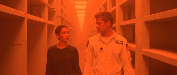 Ruth Negga e Brad Pitt Ruth Negga e Brad Pitt su Marte