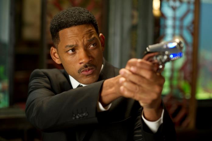 Will Smith nel film Men in Black 3 Will Smith in una scena di Men in Black 3