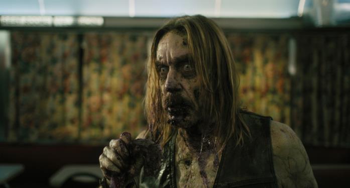 Iggy Pop in versione zombie Iggy Pop in versione zombie in una scena del film