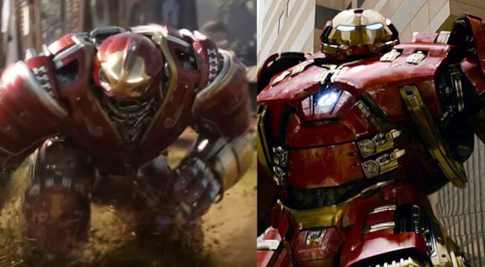 Le due Hulkbuster a confronto Le due Hulkbuster messe a confronto