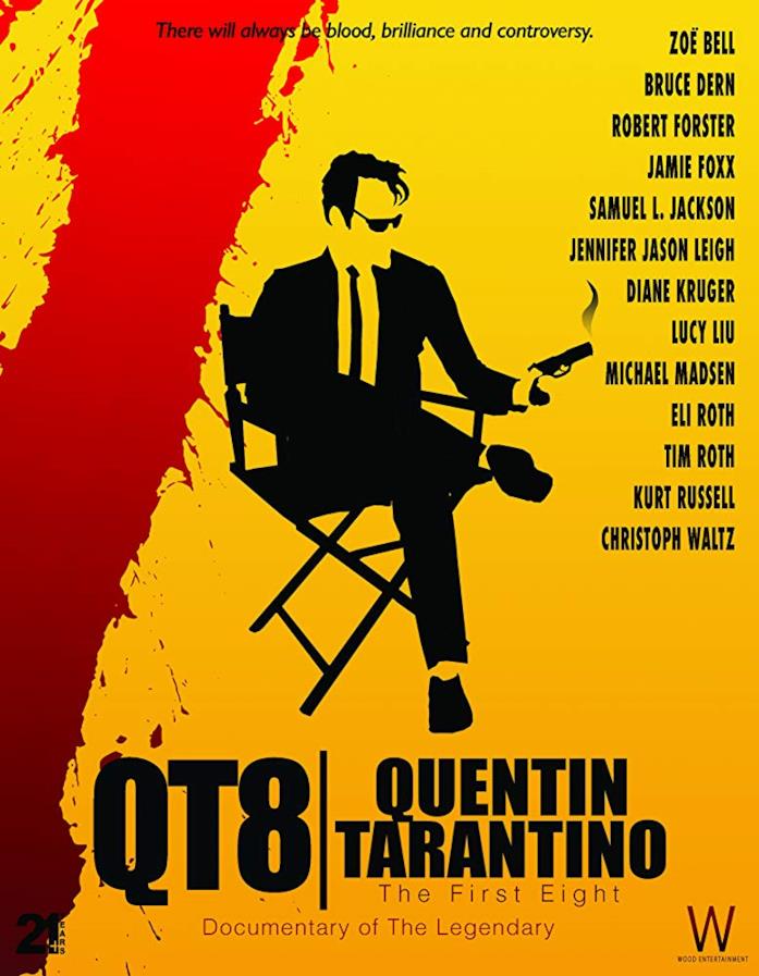 QT8: The First Eight, il trailer del documentario su Tarantino Il poster del film QT8: The First Eight