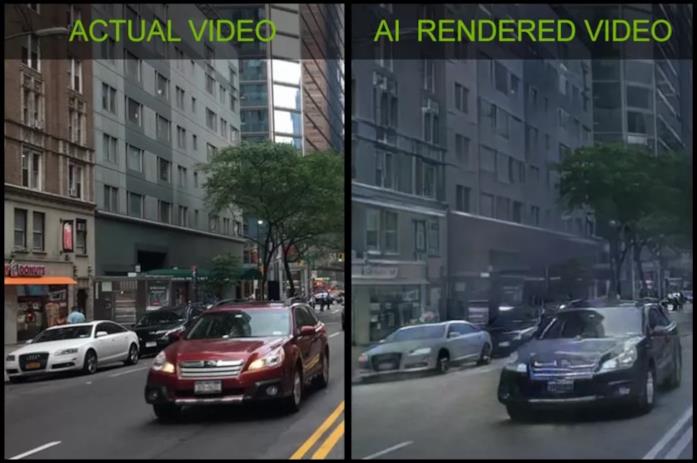 La realtà ricreata dalla IA di Nvidia
