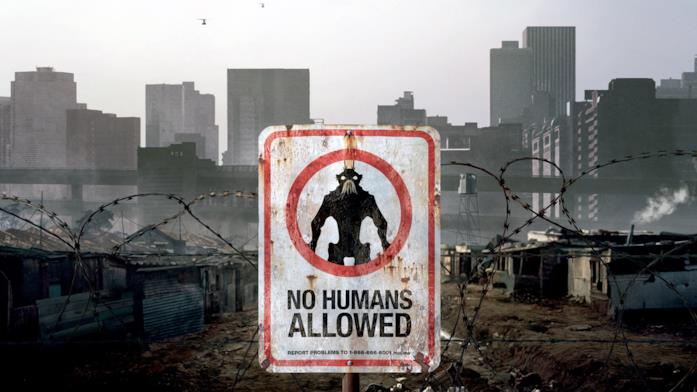 Una scena di District 9