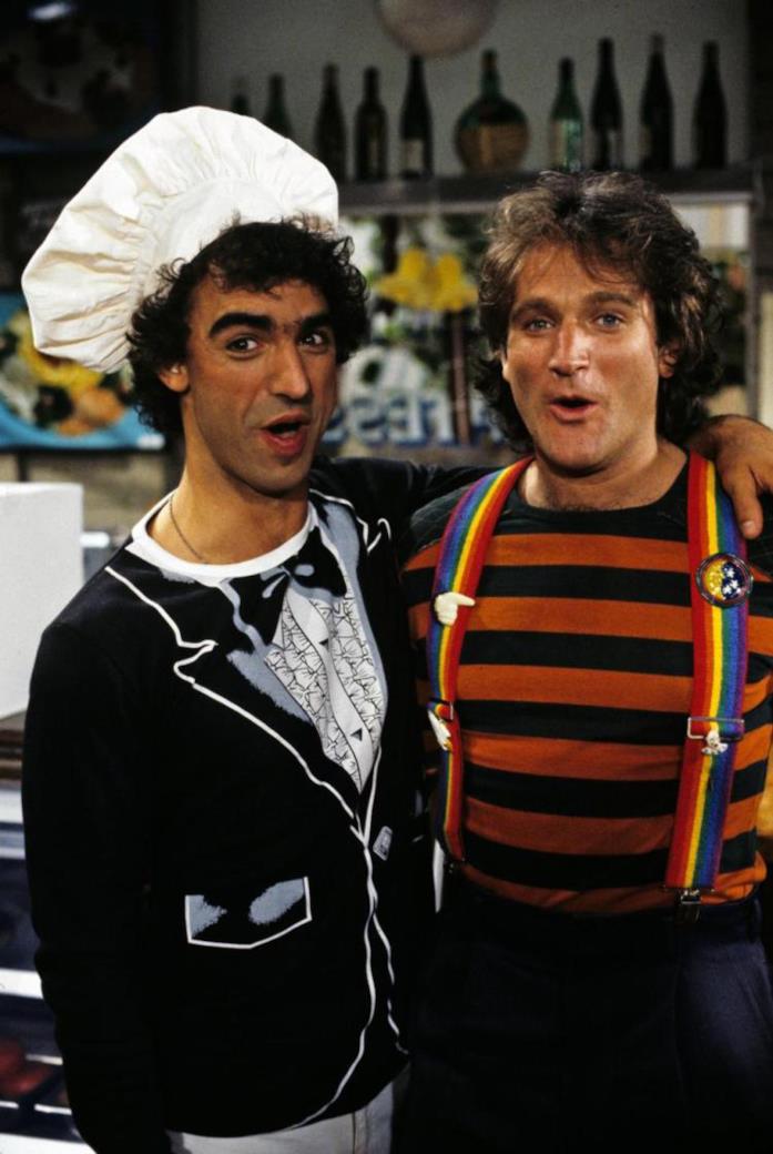 Robin Williams e Jay Thomas in Mork & Mindy Robin Williams e Jay Thomas nella serie Mork & Mindy