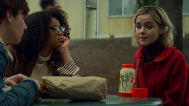 Sabrina, Roz e Harvey ne Le terrificanti avventure di Sabrina La borraccia di Archie Comics ne Le terrificanti avventure di Sabrina