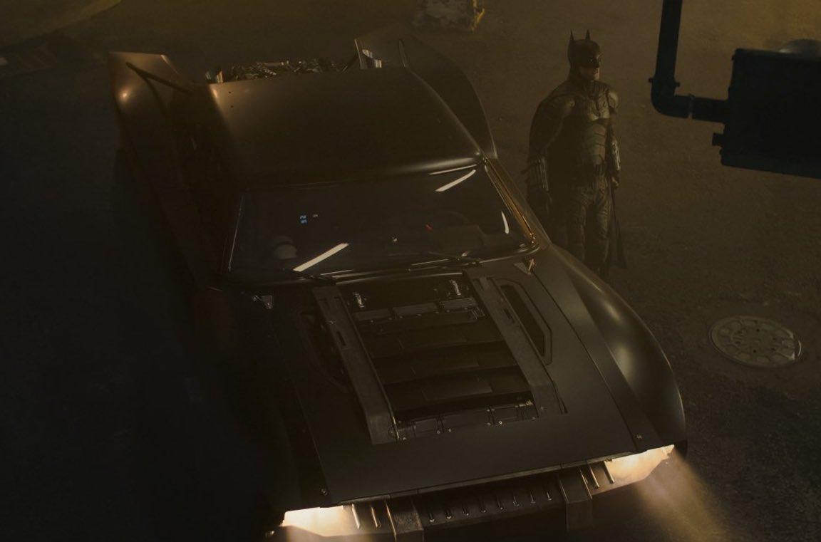 Una foto della nuova Batmobile