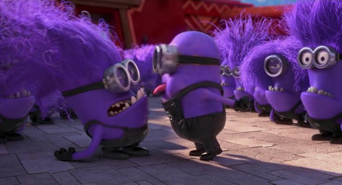 I minions viola Cattivissimo me 2, i minions viola