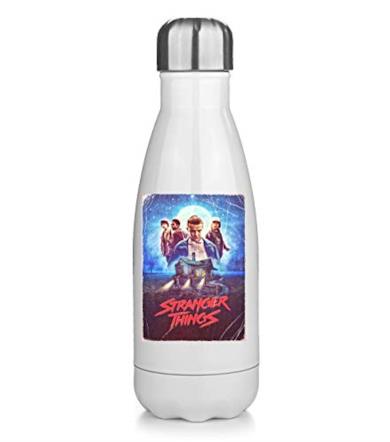 KRISSY Stranger Things Poster all Characters Portatile Borraccia Mantenere Caldo e Freddo Thermos Bottle