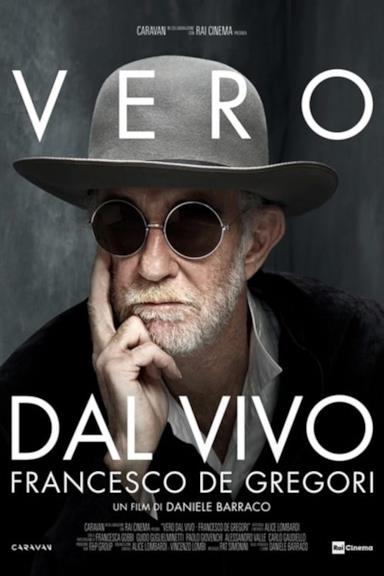 Poster Vero dal vivo. Francesco de Gregori