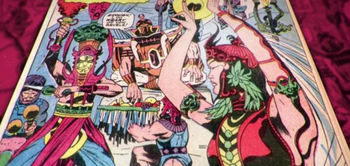 Le idee per la realizzazione di Sakaar in un extra Un fumetto Marvel
