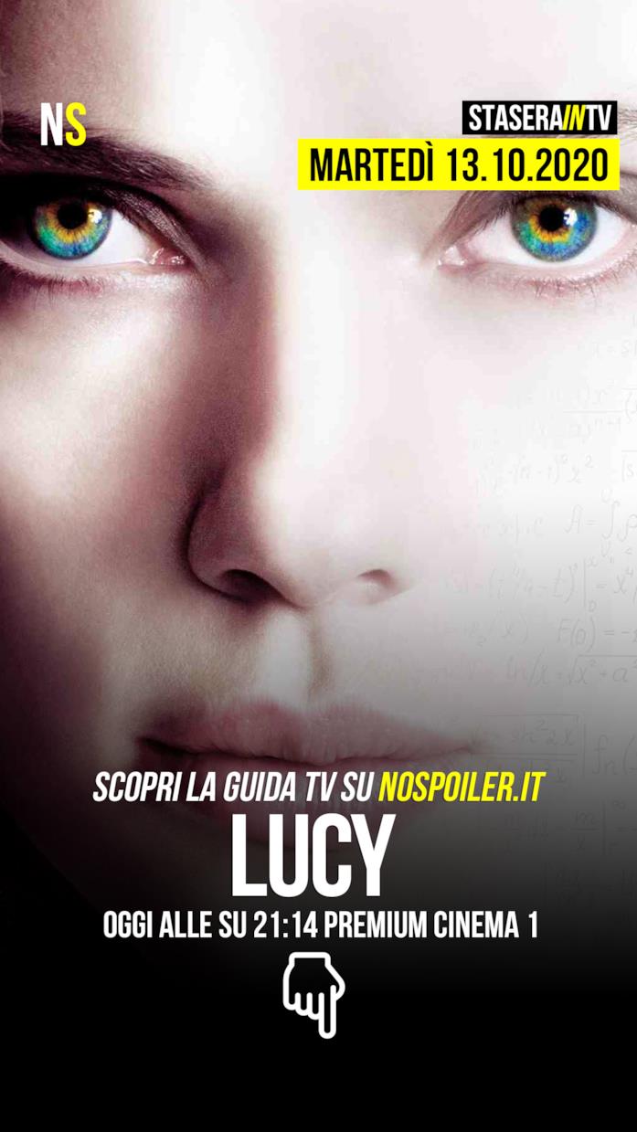Stasera su Premium Cinema 1 il film Lucy Stasera su Premium Cinema 1 il film Lucy