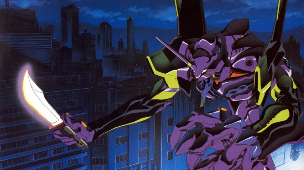L'Eva-01 pronto a combattere