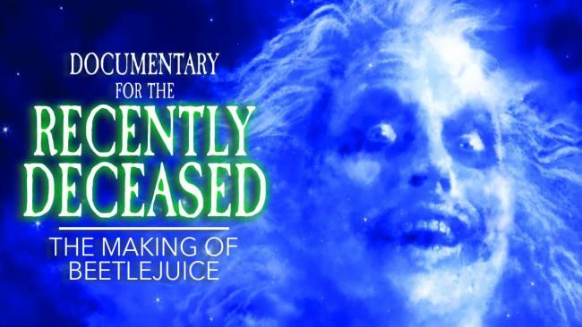 Il poster del documentario dedicato a Beetlejuice