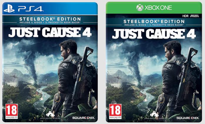 Just Cause 4 - Steelbook Edition per PS4 e Xbox One in offerta per l'Amazon Prime Day Just Cause 4 - Steelbook Edition per PS4 e Xbox One