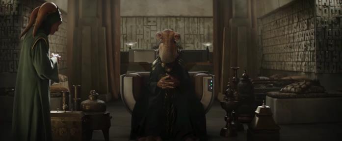 I nuovi personaggio nel trailer della serie dedicata a Boba Fett Un Ithorian di Star Wars