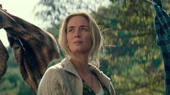 Emily Blunt in A Quiet Place - Un Posto Tranquillo Una scena di A Quiet Place - Un Posto Tranquillo