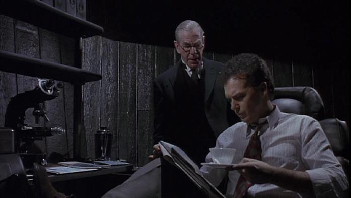 Batman di Tim Burton del 1989 Alfred e Bruce Wayne in Batman del 1989