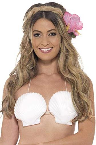 Smiffy's Reggiseno Conchiglie Hawaiano
