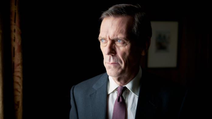 Hugh Laurie è Peter Laurence nel political drama Roadkill Primo piano di Hugh Laurie