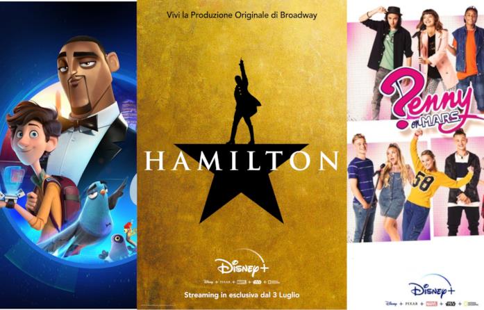 Le locandine delle nuove uscite su Disney+