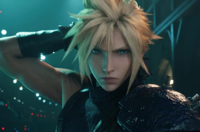 Cloud Strife nel remake di Final Fantasy 7