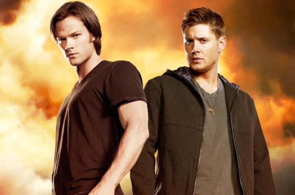 Primo piano di Jared Padalecki e Jensen Ackles