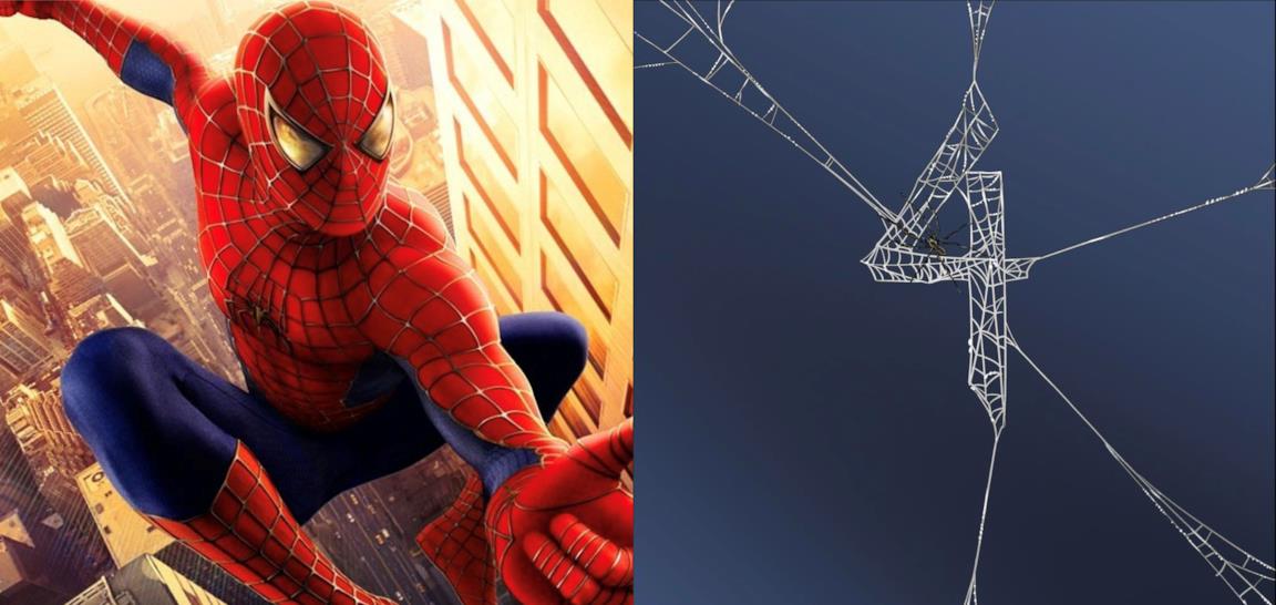 Spider-Man interpretato da Tobey Magure e il numero 4 di ragnatela condiviso da Marvel su Twitter