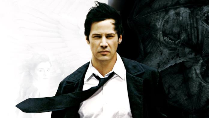 Keanu Reeves è Constantine nel film del 2005 Il film del 2005 su Constantine con Keanu Reeves protagonista
