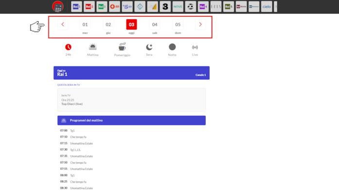 La Guida TV di NoSpoiler comprende il calendario Screen della Guida TV di NoSpoiler