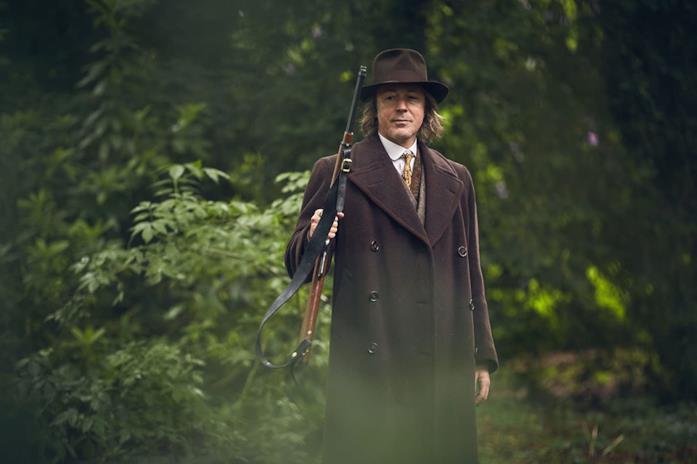 Aidan Gillen in Peaky Blinders Aidan Gillen è Aberama Gold nella serie Peaky Blinders