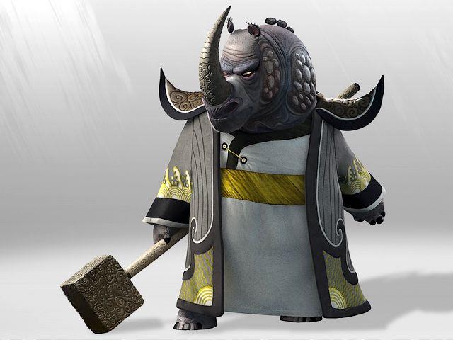 Il maestro Rino Tuonante di Kung Fu Panda 2 Rino Tuonante