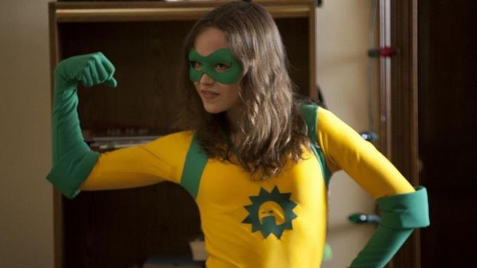Ellen Page nei panni di Saettina L'attrice in una scena del film Super