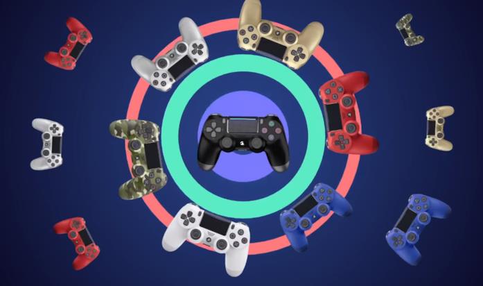 Il DualShock 4 in diverse colorazioni