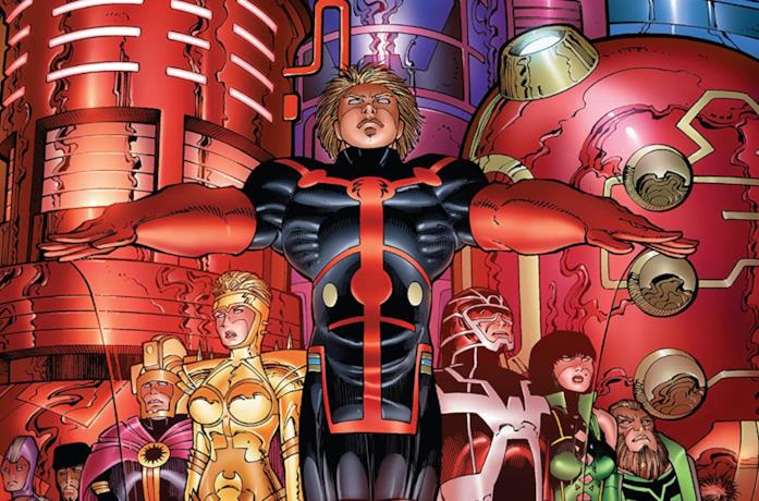 Dettaglio della cover di Eternals By Neil Gaiman