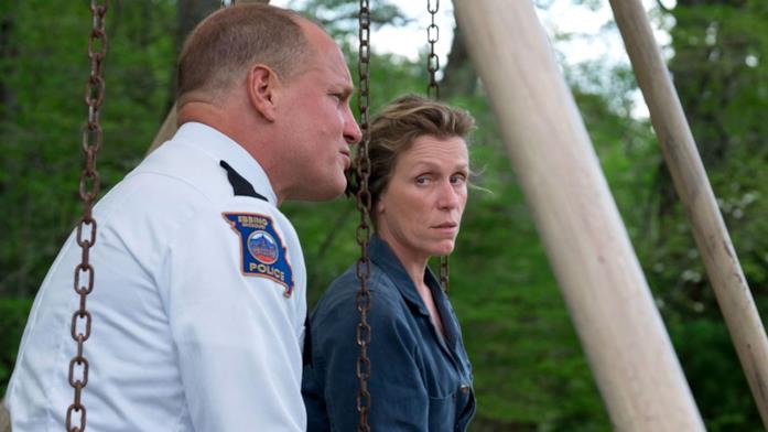 Frances McDormand e Woody Harrelson Frances McDormand e Woody Harrelson in Tre Manifesti