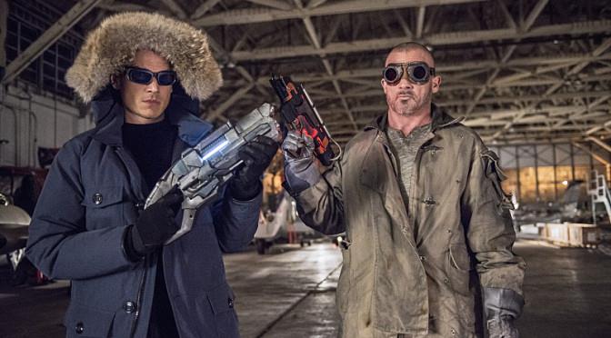 Capitan Cold e Heat Wave alias Wentworth Miller e Dominic Purcell Capitan Cold e Heat Wave in The Flash