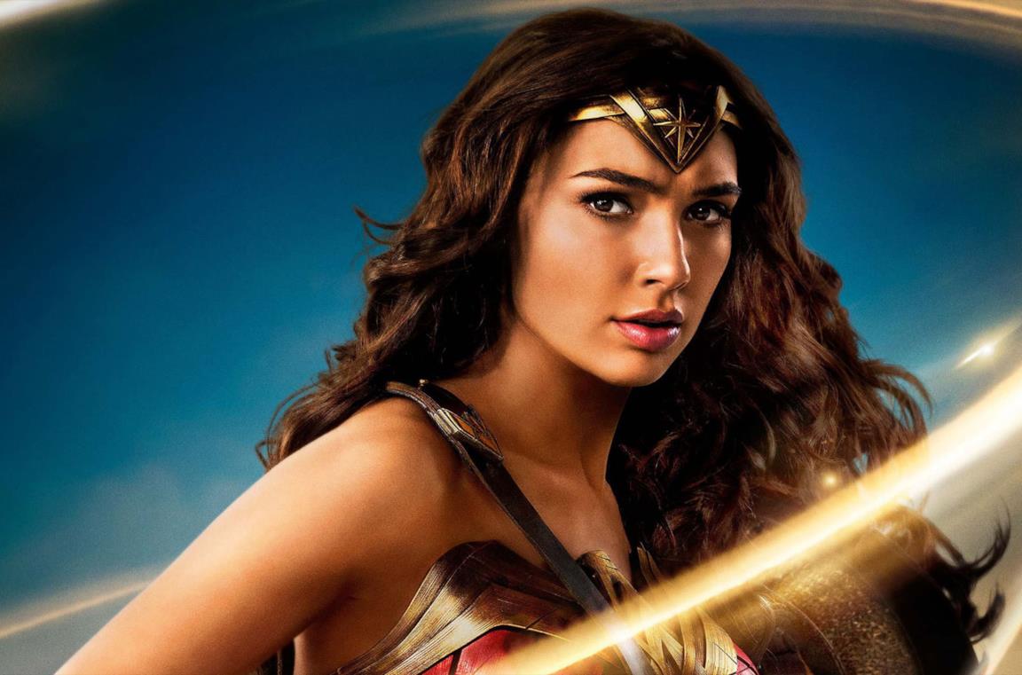 Un primo piano di Gal Gadot in Wonder Woman