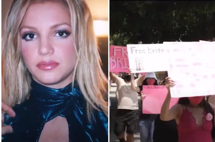 Britney Spears e gli attivisti del movimento #FreeBritney nel documentario Framing Britney Spears