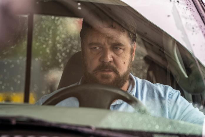 Russell Crowe in una scena di Unhinged