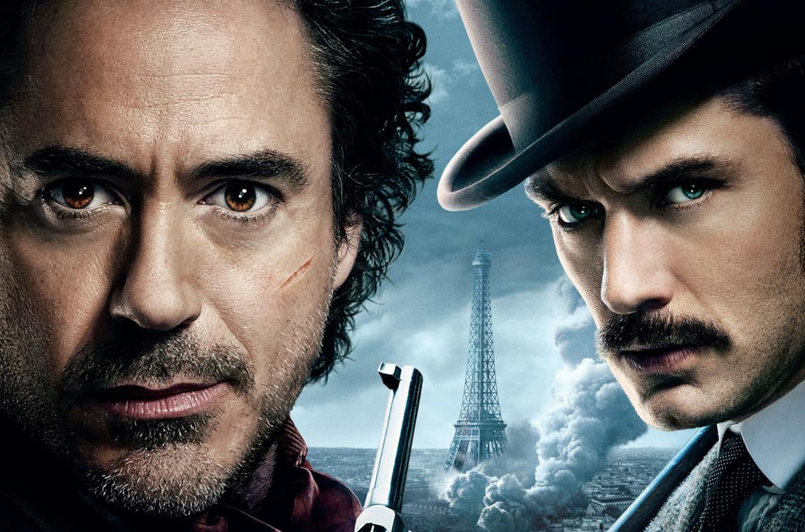 Robert Downey Jr. e Jude Law in Sherlock Holmes - Gioco di ombre